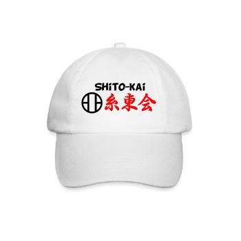 Shito kai karate emblem SHITO-KAI - Baseballkappe - Weiß/Weiß - Vorne