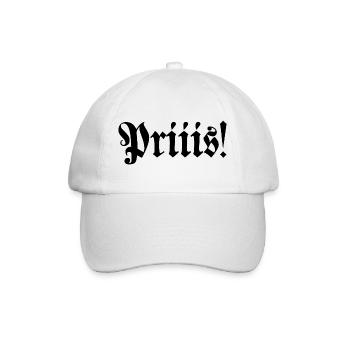 Schnupfer schnupfspruch schnupftabak pris geschenk - Baseballkappe - Weiß/Weiß - Vorne