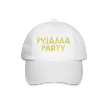 PYJAMA PARTY Bademantel - Baseballkappe - Weiß/Weiß - Vorne