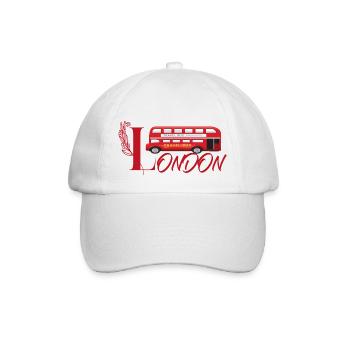 London - Baseballkappe - Weiß/Weiß - Vorne