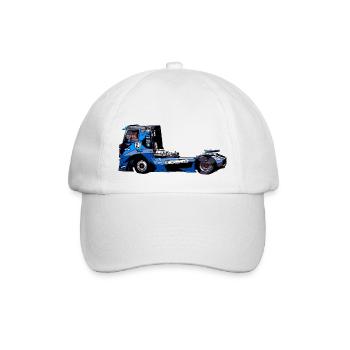 Rennwagen - Baseballkappe - Weiß/Weiß - Vorne