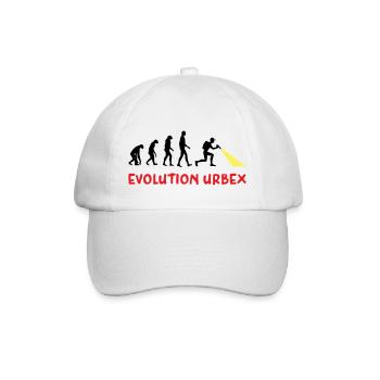 Evolution Urbex - Baseballkappe - Weiß/Weiß - Vorne
