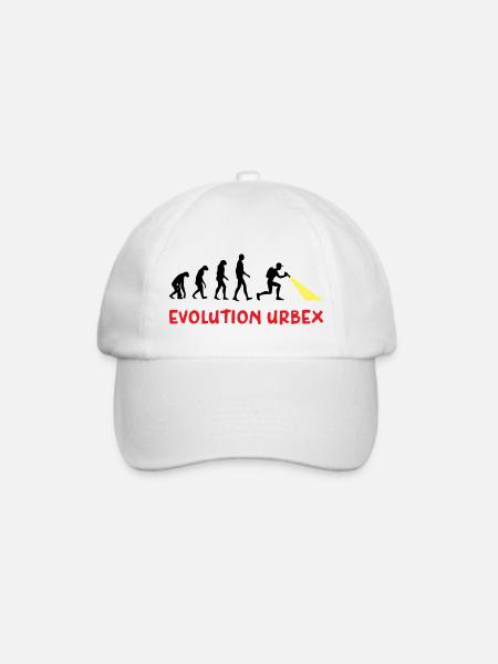 Evolution Urbex - Baseballkappe - Weiß/Weiß