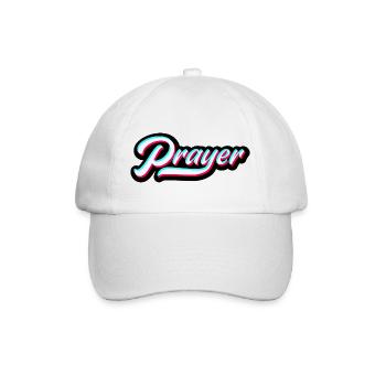 Gebet Prayer Christliche Motive - Baseballkappe - Weiß/Weiß - Vorne