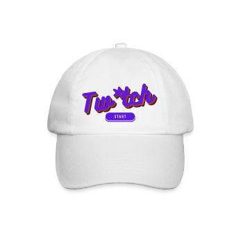 Twi-tch - Baseballkappe - Weiß/Weiß - Vorne