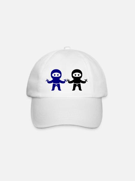 ninjas - Baseballkappe - Weiß/Weiß
