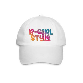 B-Girl Style - Baseballkappe - Weiß/Weiß - Vorne