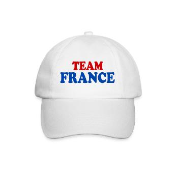 Frankreich - Baseballkappe - Weiß/Weiß - Vorne