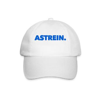 ASTREIN. Cooles, trendiges und neues Design by #DM - Baseballkappe - Weiß/Weiß - Vorne