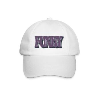 Funky Music - Baseballkappe - Weiß/Weiß - Vorne