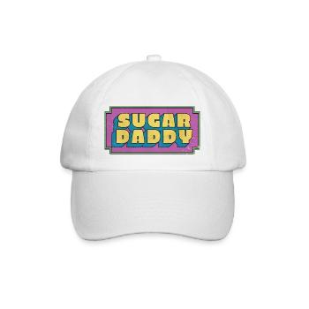 Sugar Daddy - Baseballkappe - Weiß/Weiß - Vorne