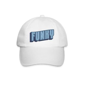 Funky Vintage - Baseballkappe - Weiß/Weiß - Vorne