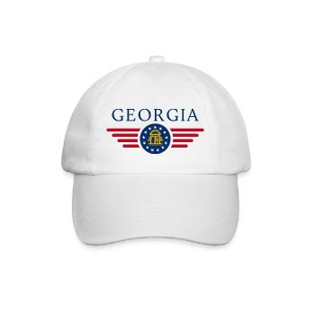 Georgia - Baseballkappe - Weiß/Weiß - Vorne