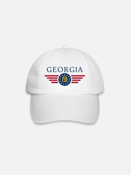 Georgia - Baseballkappe - Weiß/Weiß
