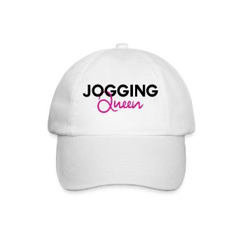 Jogging Queen - Baseballkappe - Weiß/Weiß - Vorne