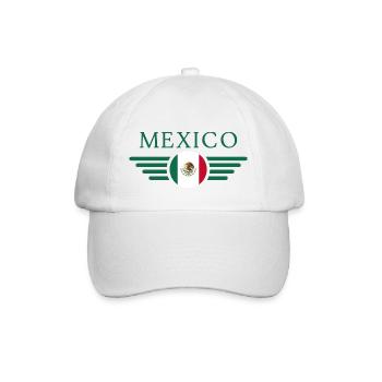 Mexiko - Baseballkappe - Weiß/Weiß - Vorne
