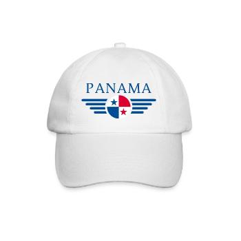 Ich liebe Panama - Baseballkappe - Weiß/Weiß - Vorne