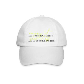 LN Enjoy It - Baseballkappe - Weiß/Weiß - Vorne