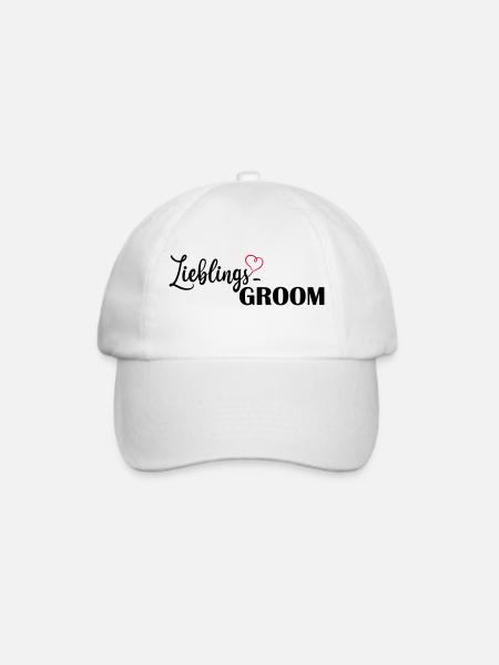 LIeblings Groom - Baseballkappe - Weiß/Weiß