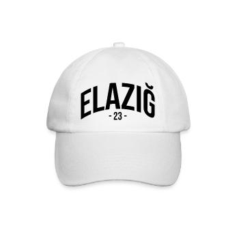 Elazig 23 Türkei Turkiye Geschenk Urlaub TR Türk - Baseballkappe - Weiß/Weiß - Vorne