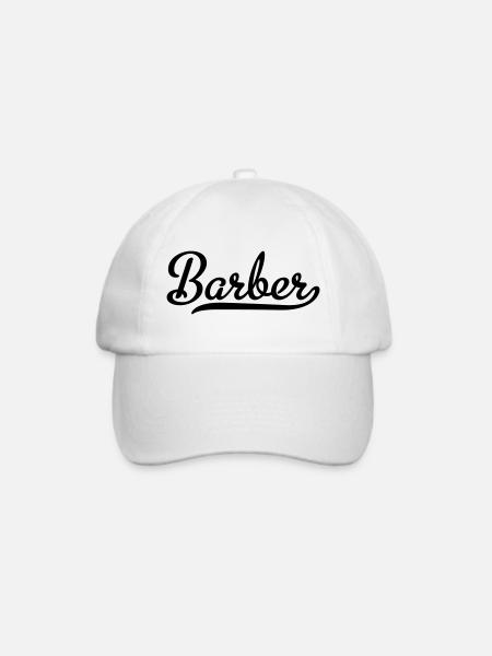 Barber - Baseballkappe - Weiß/Weiß