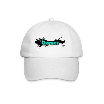 Elite gamer new - Baseballkappe - Weiß/Weiß - Vorne
