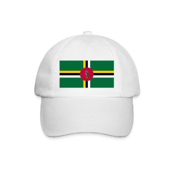 Dominica - Baseballkappe - Weiß/Weiß - Vorne