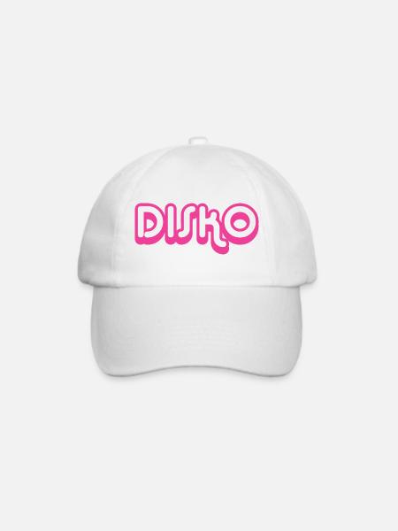 DISKO Nicki - Baseballkappe - Weiß/Weiß