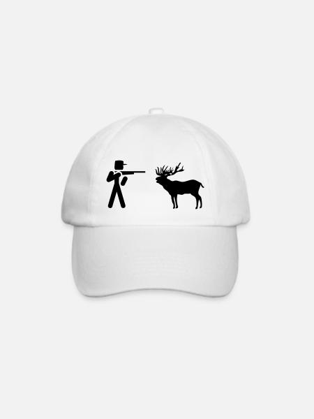 jäger wild - Baseballkappe - Weiß/Weiß