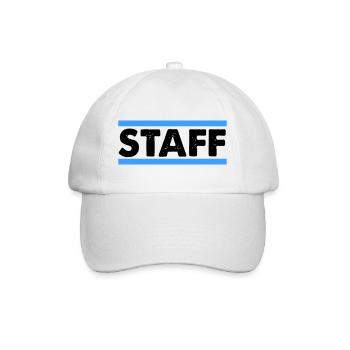 Staff - Baseballkappe - Weiß/Weiß - Vorne