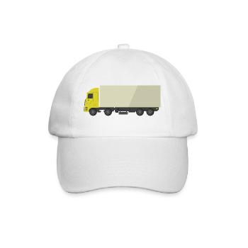 Lkw - Baseballkappe - Weiß/Weiß - Vorne
