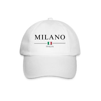 Milano italia - Baseballkappe - Weiß/Weiß - Vorne