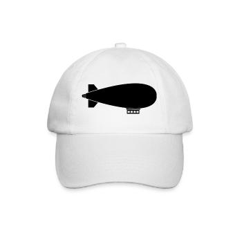 Luftschiff - Baseballkappe - Weiß/Weiß - Vorne
