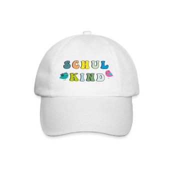 Schulkind  - Baseballkappe - Weiß/Weiß - Vorne