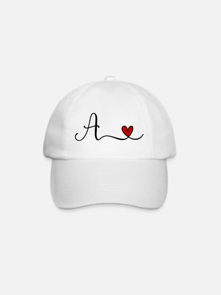 A - Baseballkappe - Weiß/Weiß