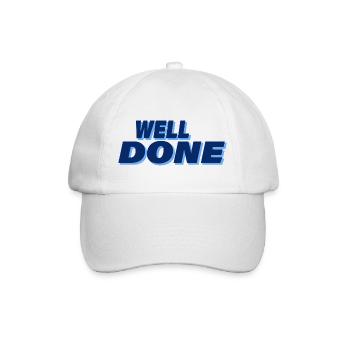 WELL DONE - Baseballkappe - Weiß/Weiß - Vorne
