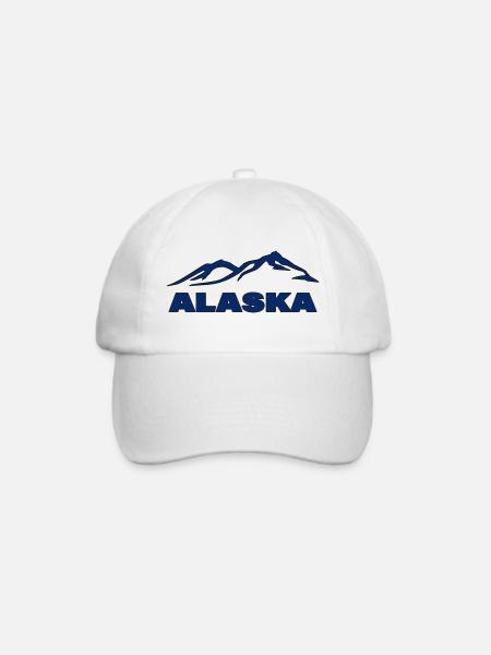 ALASKA - Baseballkappe - Weiß/Weiß