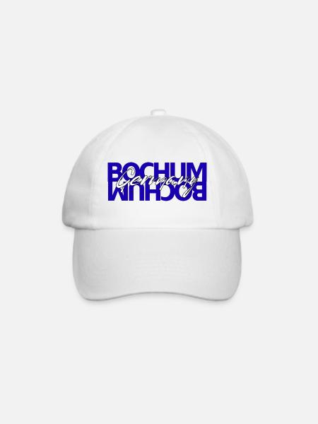 Bochum Germany - Baseballkappe - Weiß/Weiß