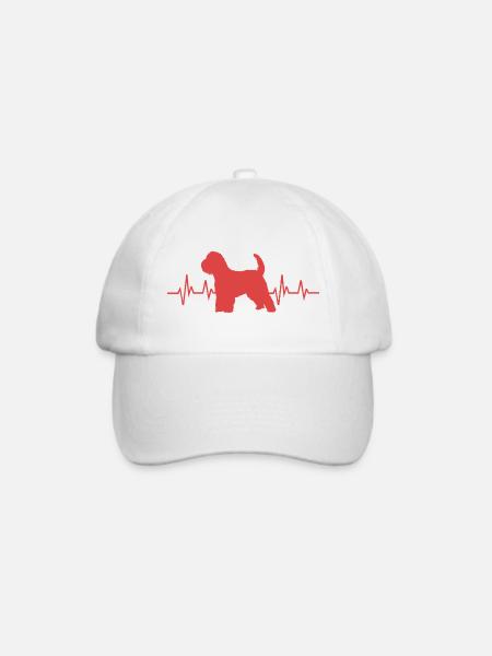 Wheaten Terrier - Baseballkappe - Weiß/Weiß