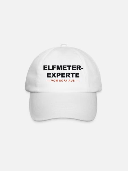 Elfmeter Experte Sofa - Baseballkappe - Weiß/Weiß