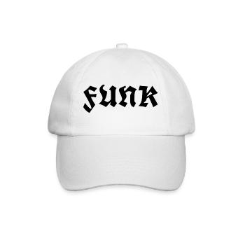 Funk Graffiti logo T-Shirt - Baseballkappe - Weiß/Weiß - Vorne