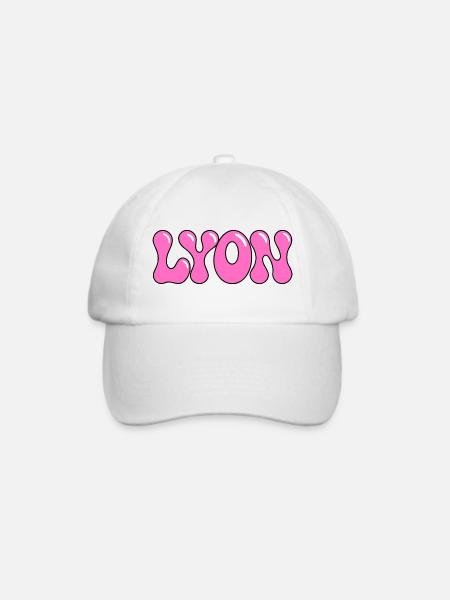 Lyon Fluid Pink Blasen - Baseballkappe - Weiß/Weiß
