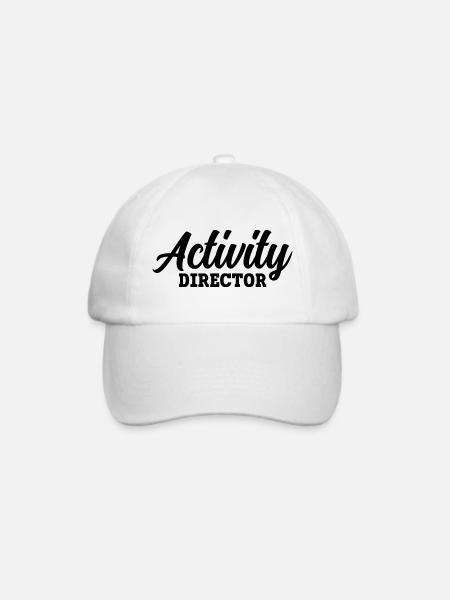 Activity Director Beruf - Baseballkappe - Weiß/Weiß