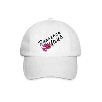 Prosecco Maus - Baseballkappe - Weiß/Weiß - Vorne