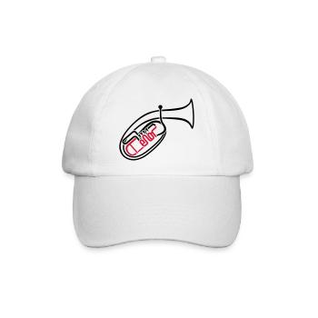 Tenorhorn 2 - Baseballkappe - Weiß/Weiß - Vorne