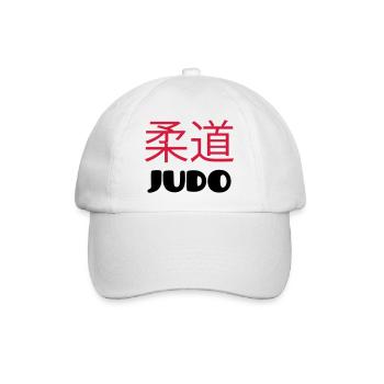 Judo (V) - Baseballkappe - Weiß/Weiß - Vorne