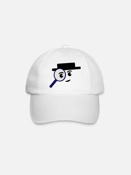 investigate - Baseballkappe - Weiß/Weiß