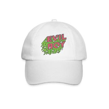 schlechter Junge - Baseballkappe - Weiß/Weiß - Vorne