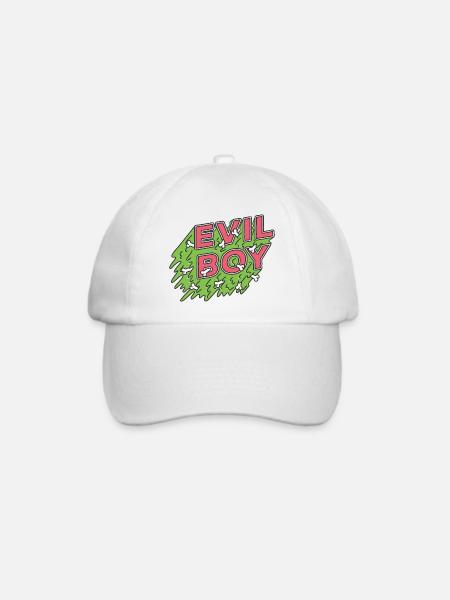 schlechter Junge - Baseballkappe - Weiß/Weiß