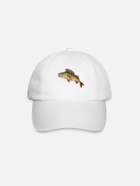 Barsch - Baseballkappe - Weiß/Weiß